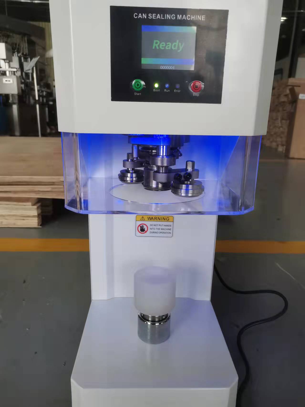 table top can sealing machine